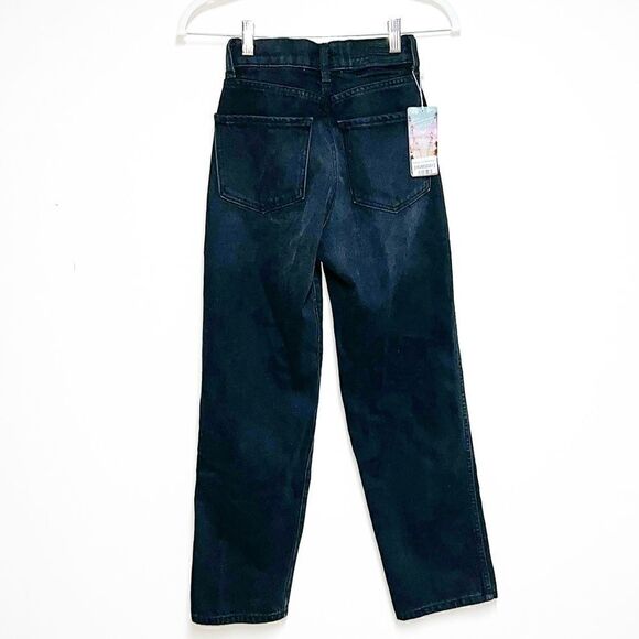 NWT REVICE LA Crossover 90’s Baby Joey Black Wash Jeans Sz Womens 23 - Picture 5 of 9